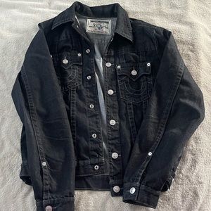 TRUE RELIGION JEAN JACKET (BLK) SZ. XL